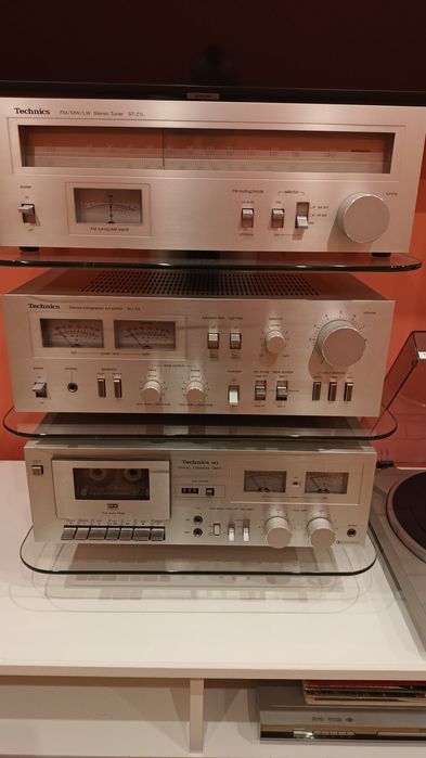 Wieża stereo Technics plus gramofon gratis