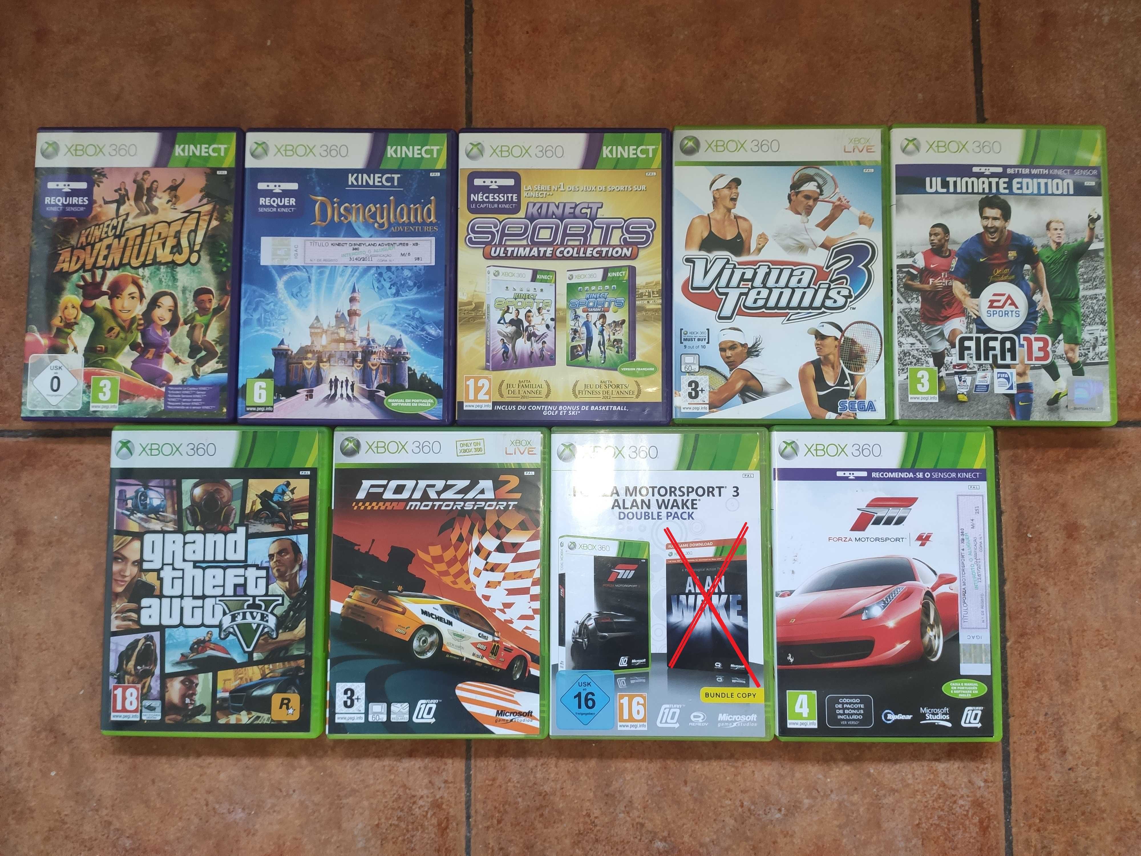 10 jogos Xbox 360 - Pack