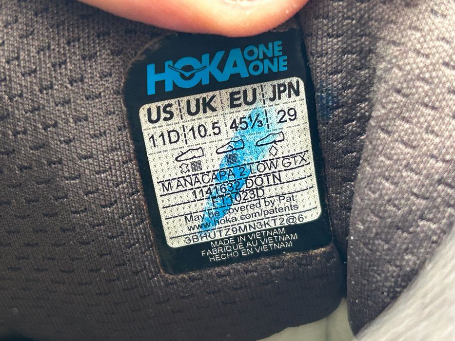 Оригінал! Кросівки Hoka Anacapa 2 Gore Tex 45 розмір М06394