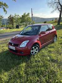 Czerwone Suzuki Swift 1.5 benzyna +LPG 2006 polski salon