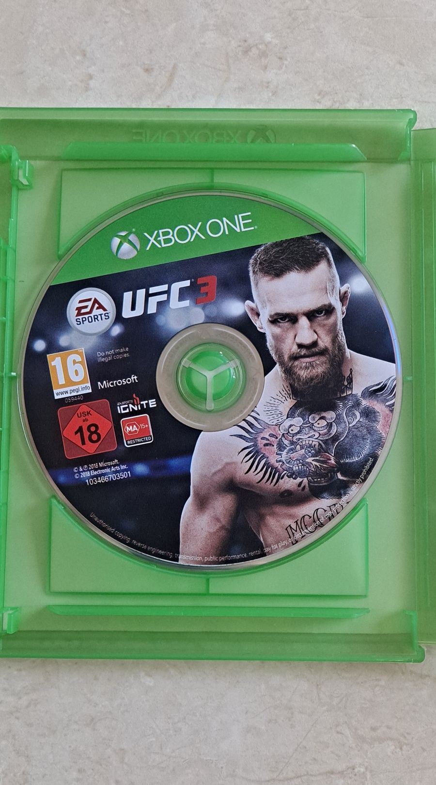 Gra UFC 3 xbox one