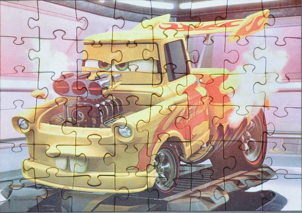 Złomek Auta puzzle 2x w tym 3D