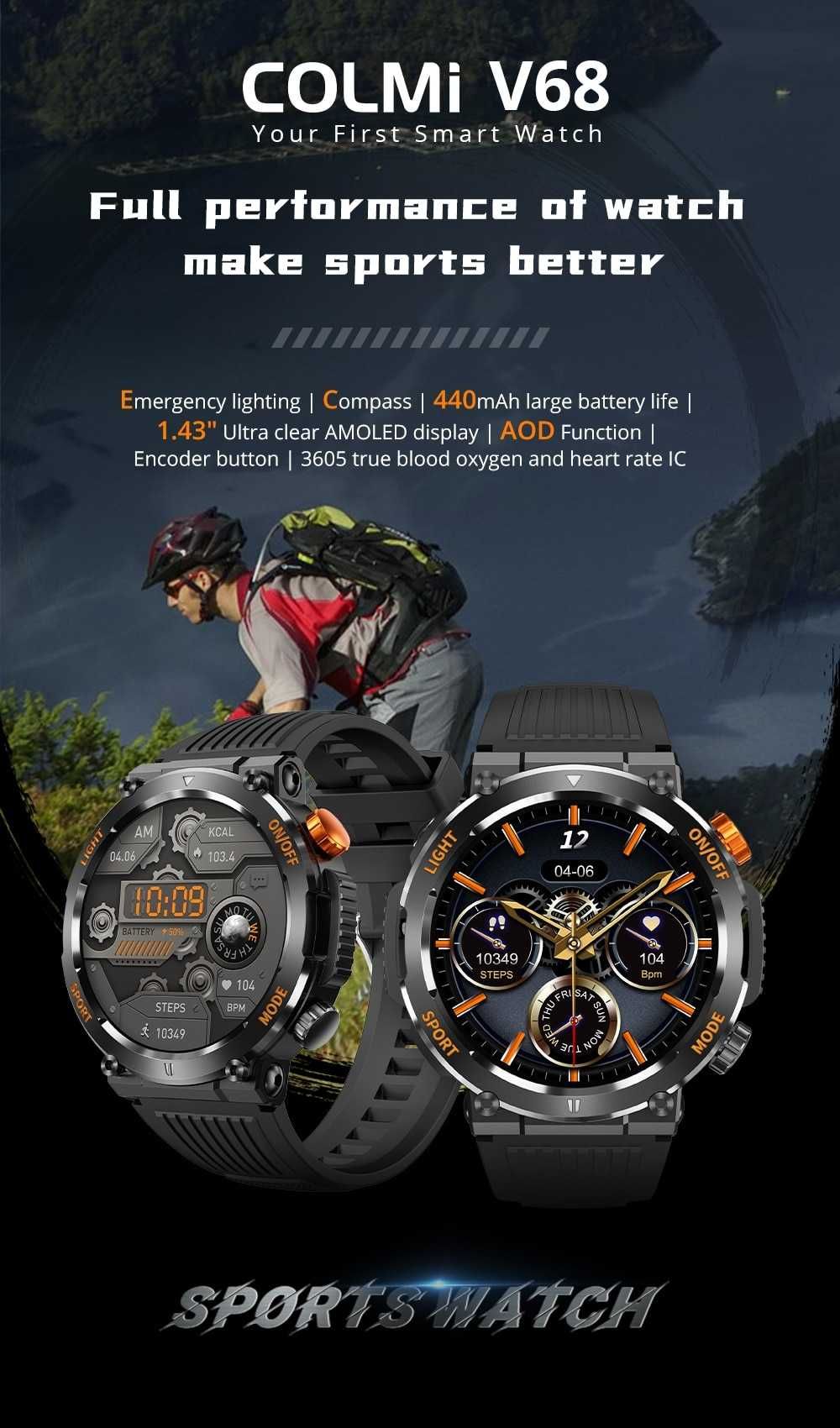 Smartwatch Colmi V68 **AMOLED**