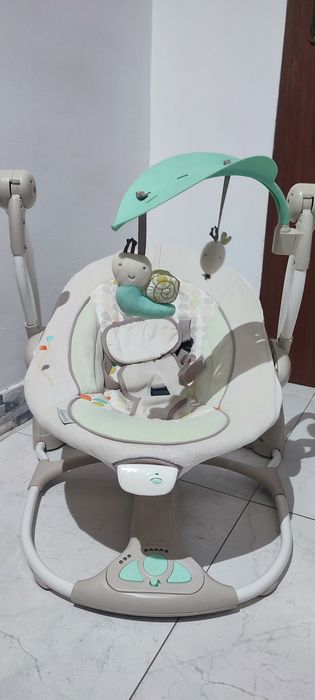 Elektryczny bujaczek leżaczek dla niemowlaka noworodka