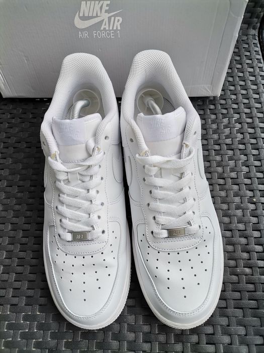 Nike air force 1 białe męskie buty skórzane 44,5