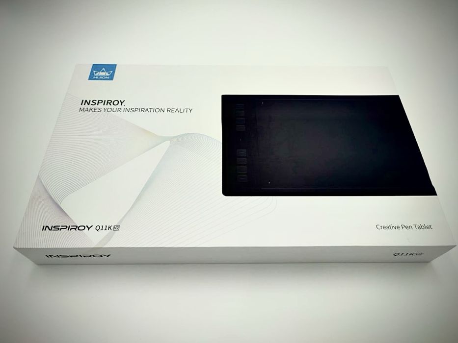 Великий Графічний бездротовий планшет HUION Q11K v2 5080 lpi