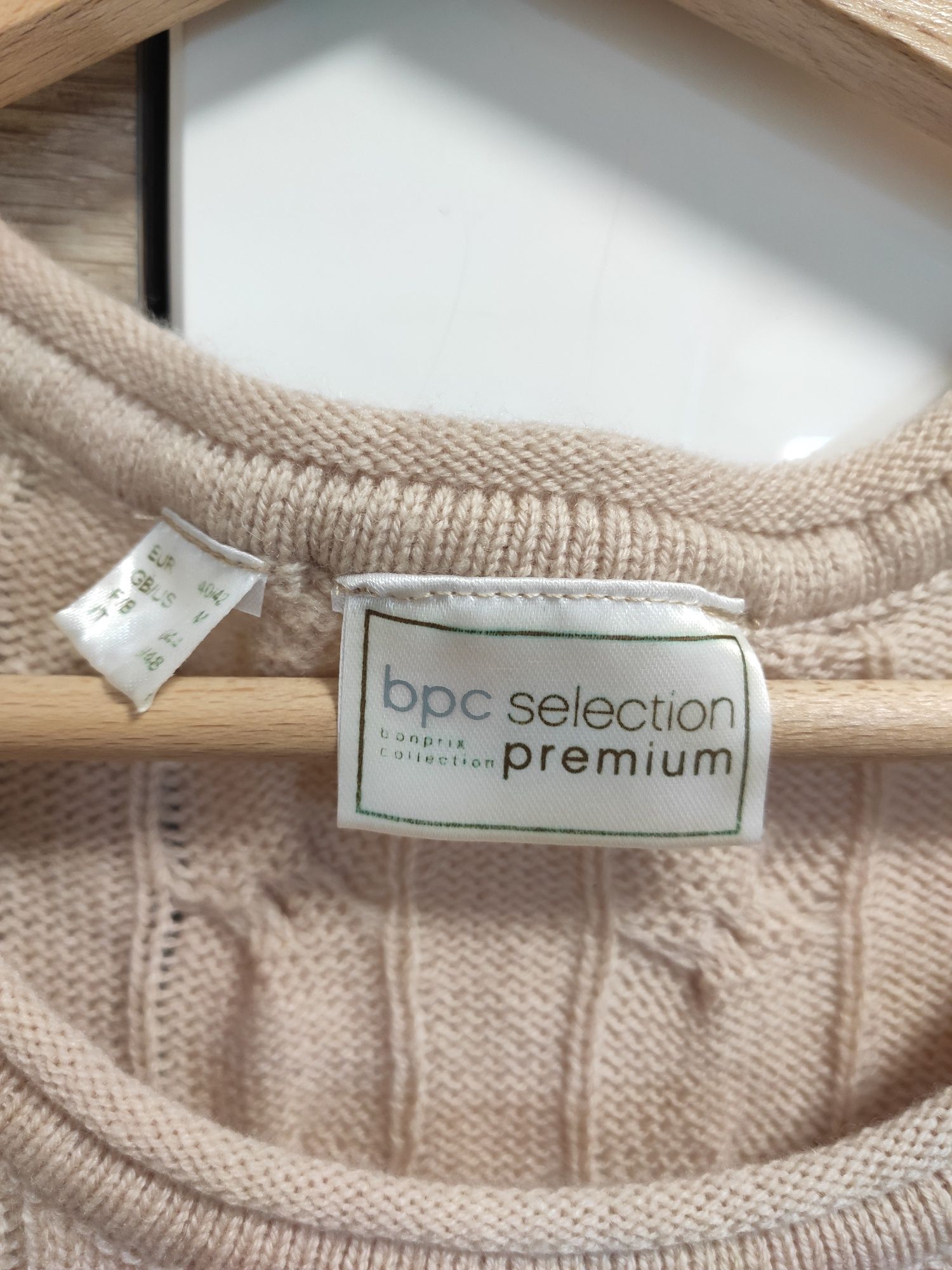 Sweter z wełną merino i kaszmirem jakość premium