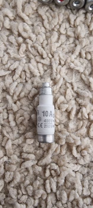 Bezpieczniki, wkładki topikowe, 10 a gl, 20 agl