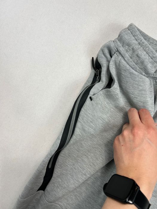 Spodnie Nike Tech Fleece Szare Dresy