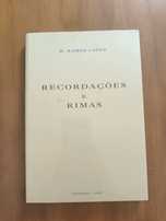 Livro "Recordações e Rimas"