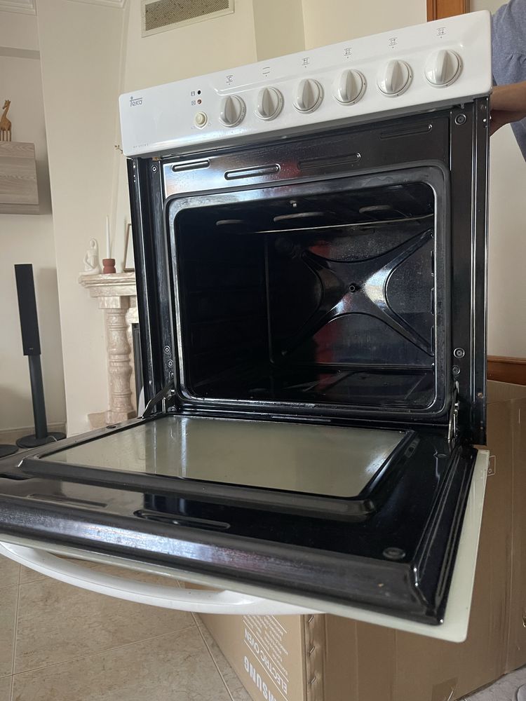 Forno e placa gas natural teka
