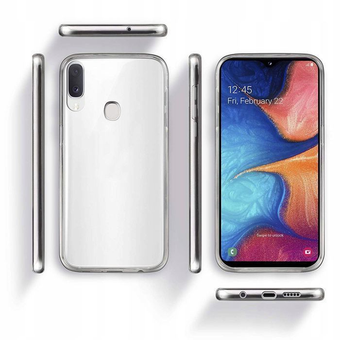 Etui Silikonowe Ultra Slim 0,5Mm Samsung Galaxy A20E Transparentne