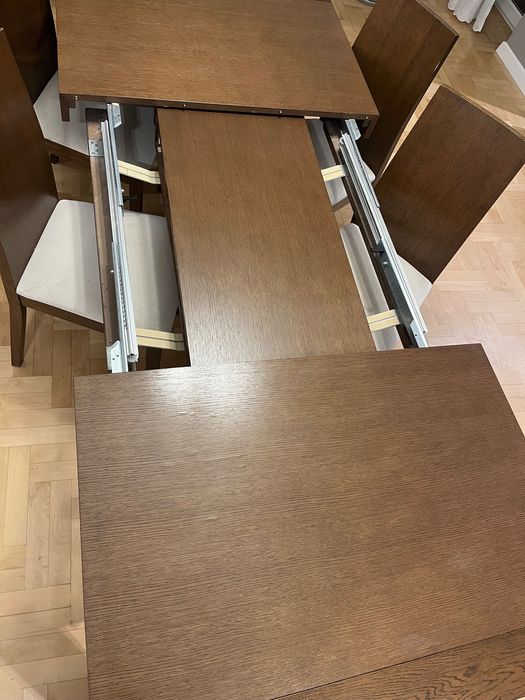 Stół rozkładany Paged CUBA + krzesła