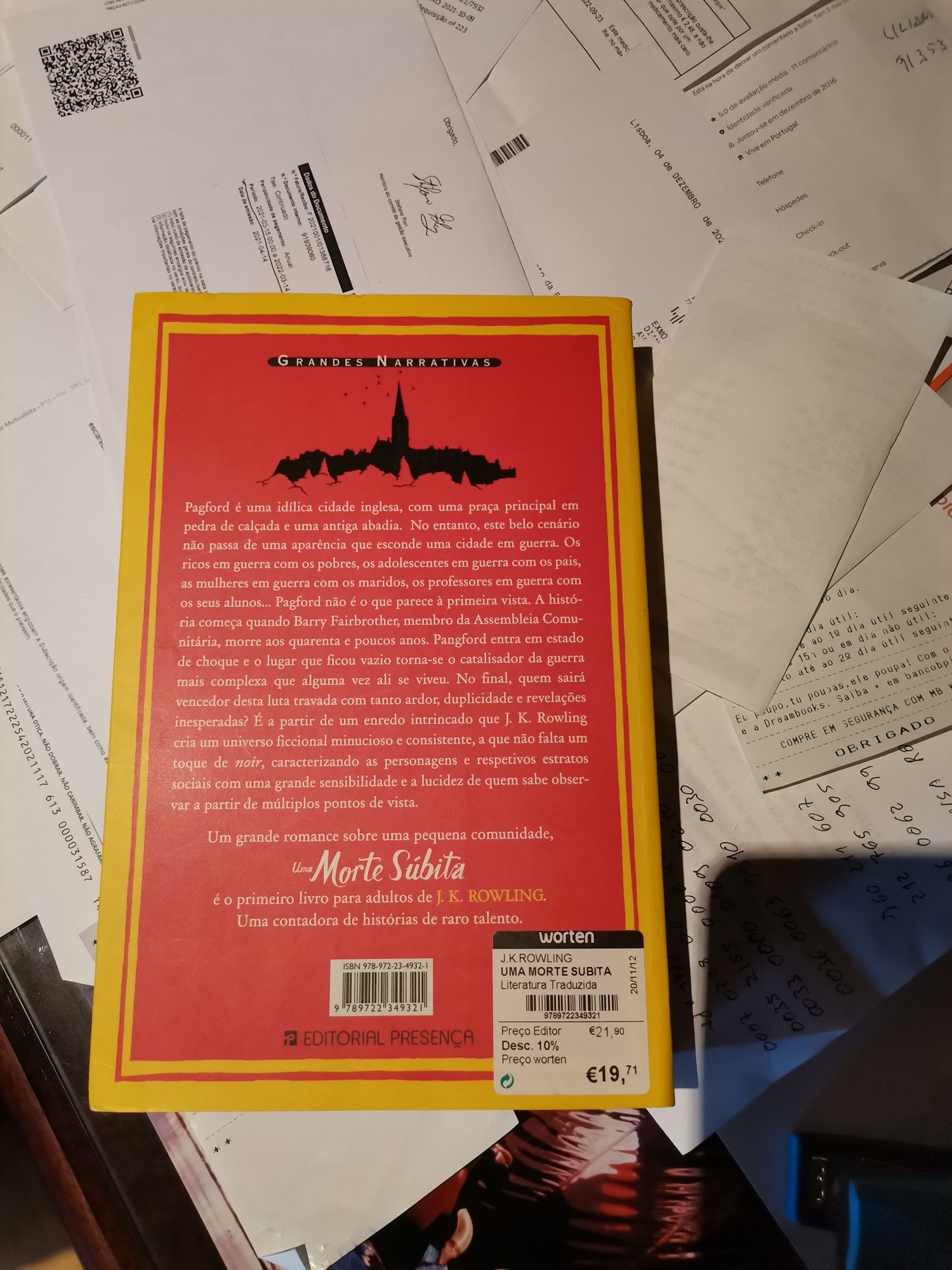 Uma morte súbita de J. K. Rowling