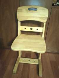 Регулируемый деревянный стул Школьник
