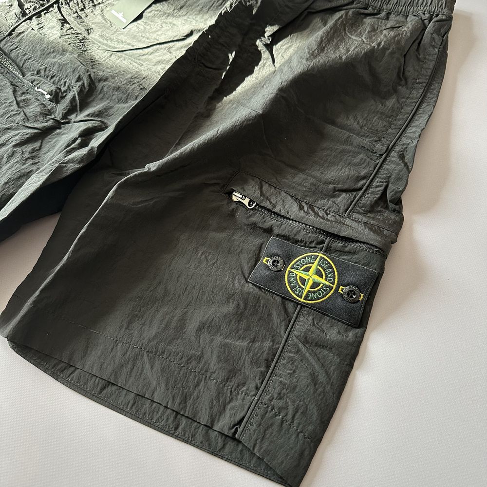 Карго Шорти Stone Island (L/XL) Чорний