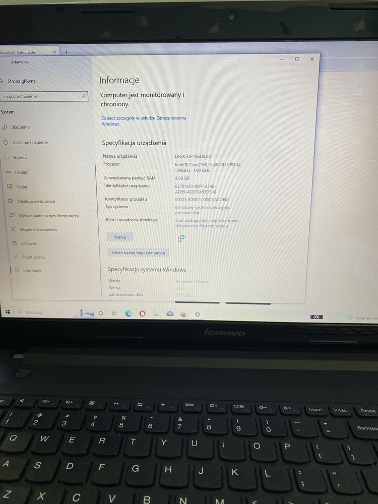 Laptop Lenovo G70 17,3’