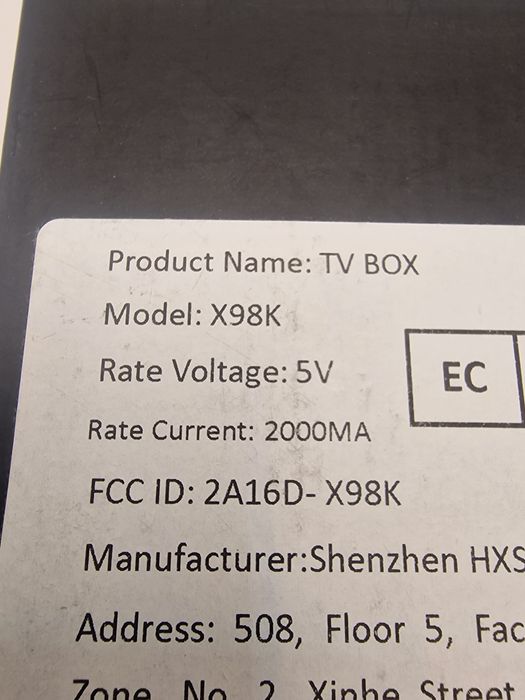 Tv box android x98k