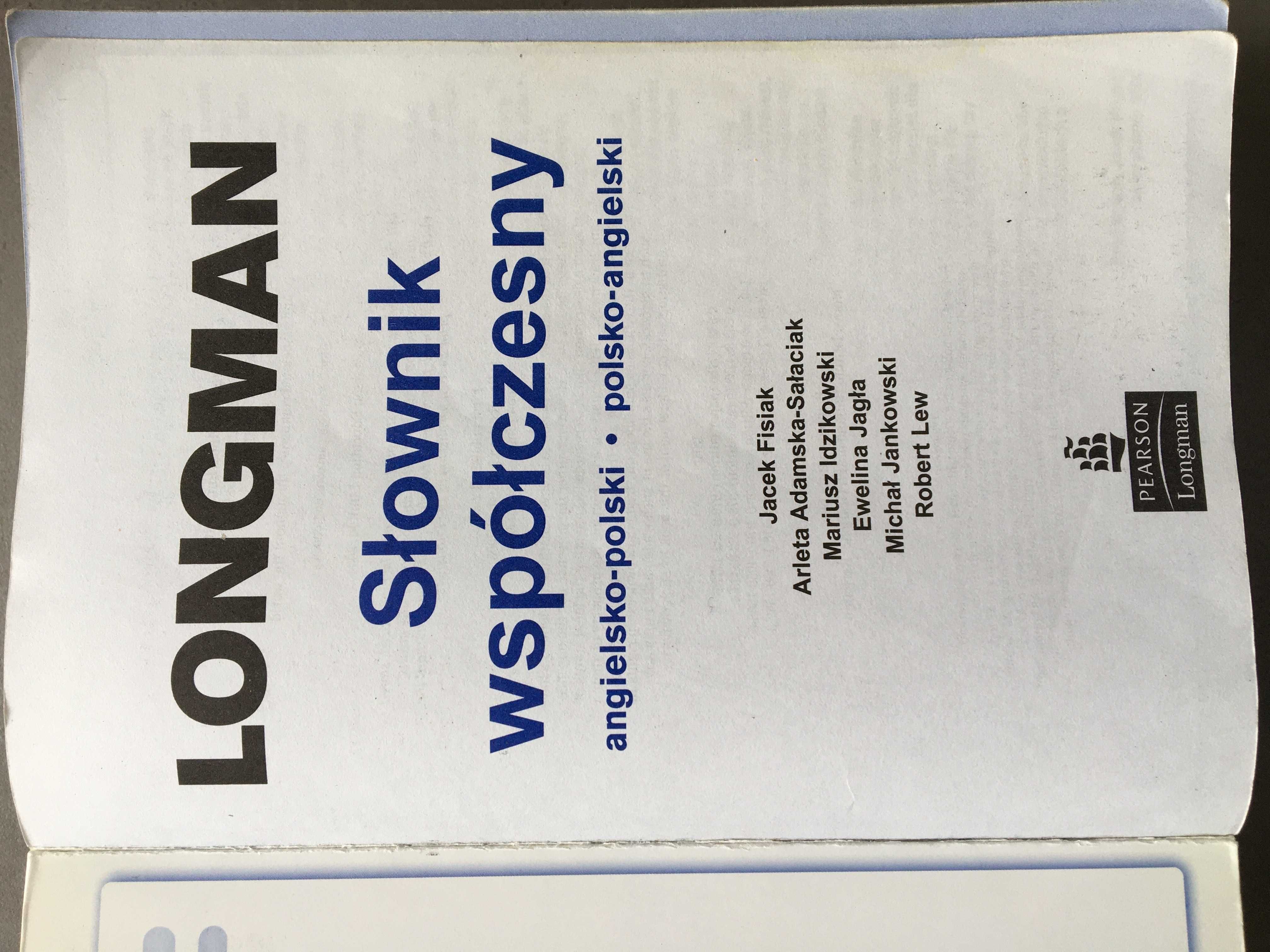 Longman Słownik współczesny angielsko-polski polsko-angielski