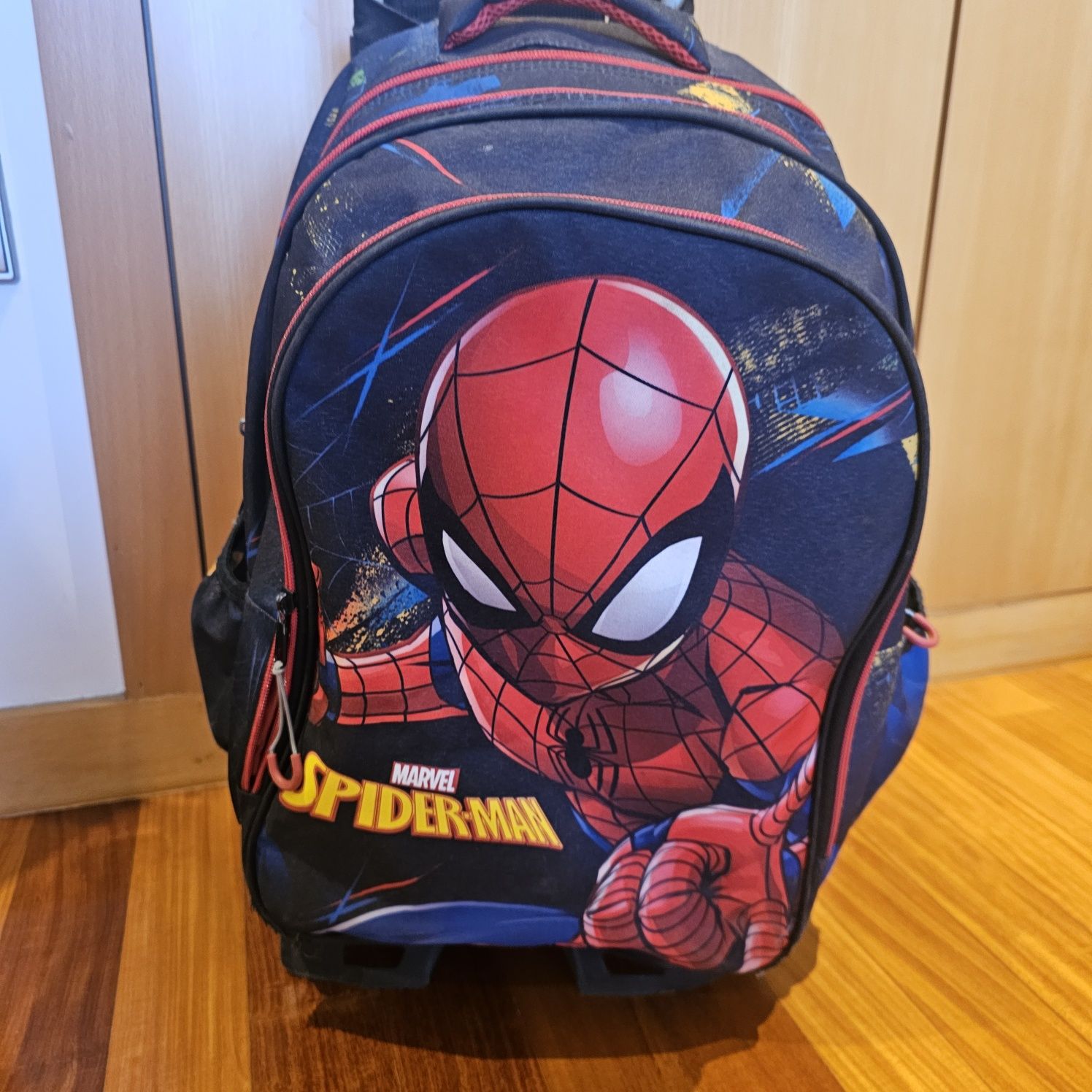 Mochila + lancheira + estojo Spiderman