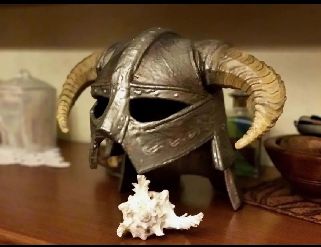 Żelazny hełm skyrim cosplay