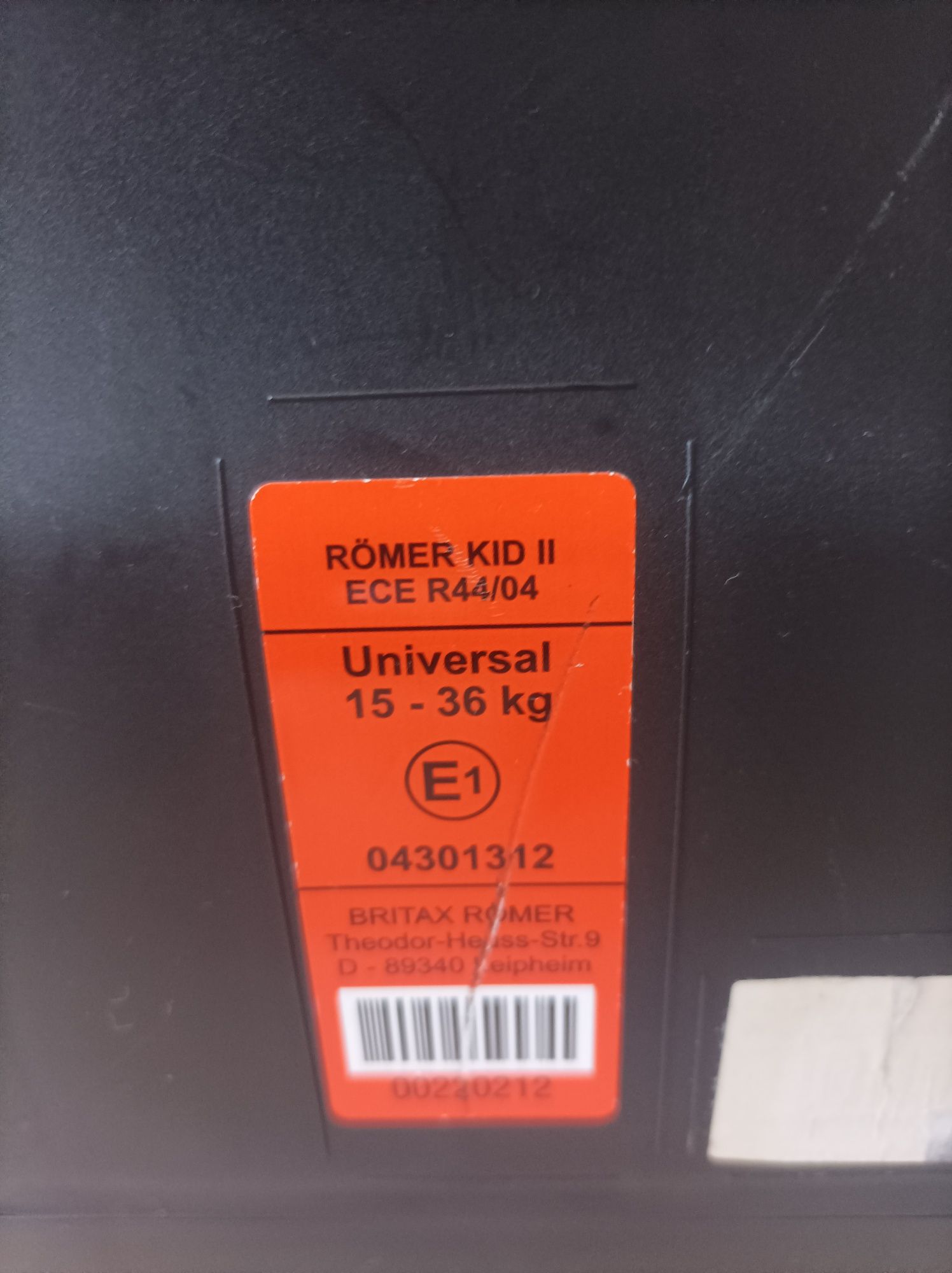 Britax Römer kid II 15-36