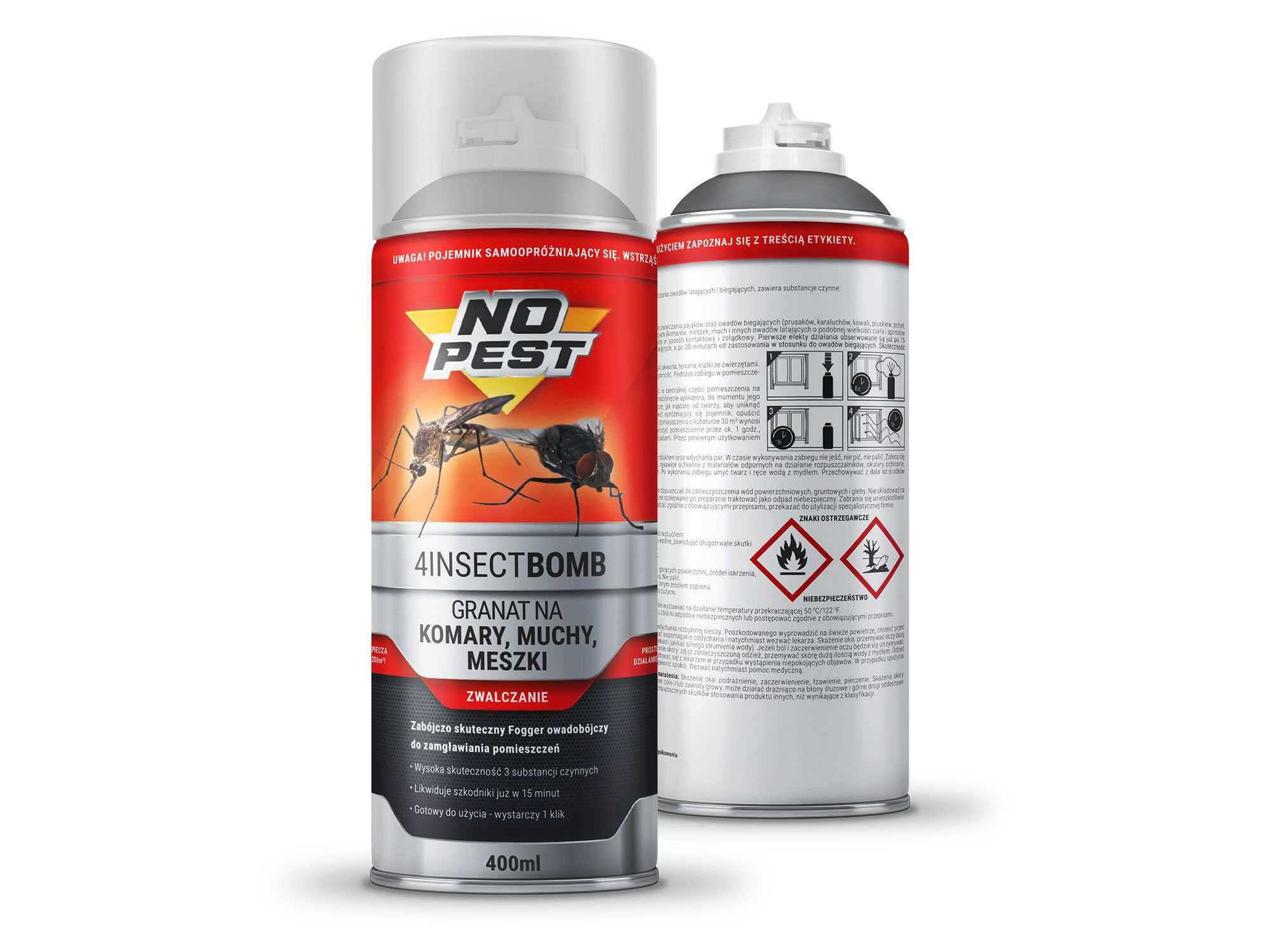 Preparat na komary i muchy, Silny Fogger No Pest 400ml