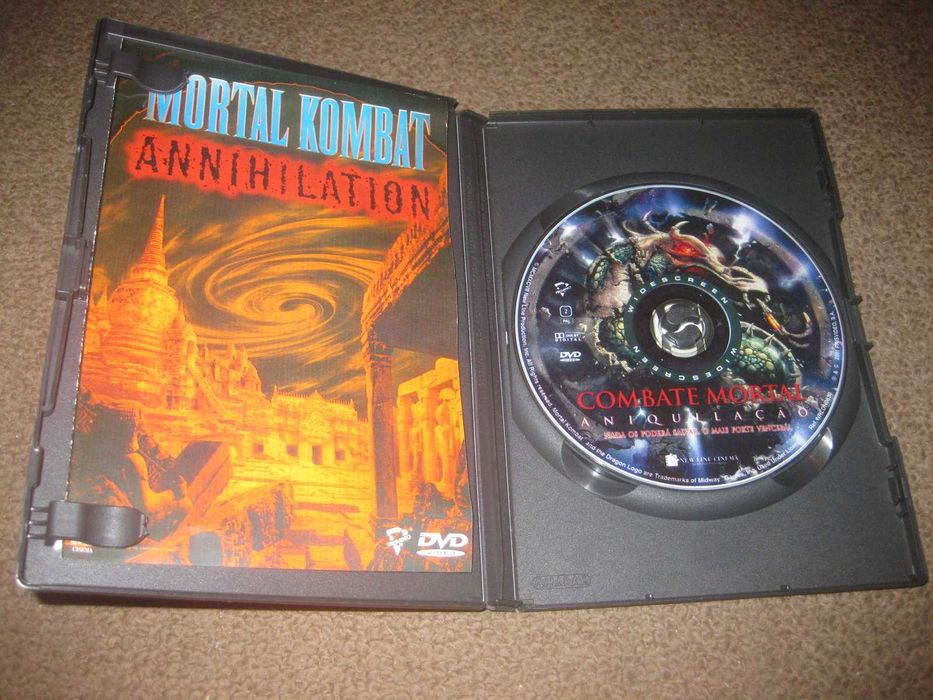 DVD "Mortal Kombat: Aniquilação" de John R. Leonetti/Raro!