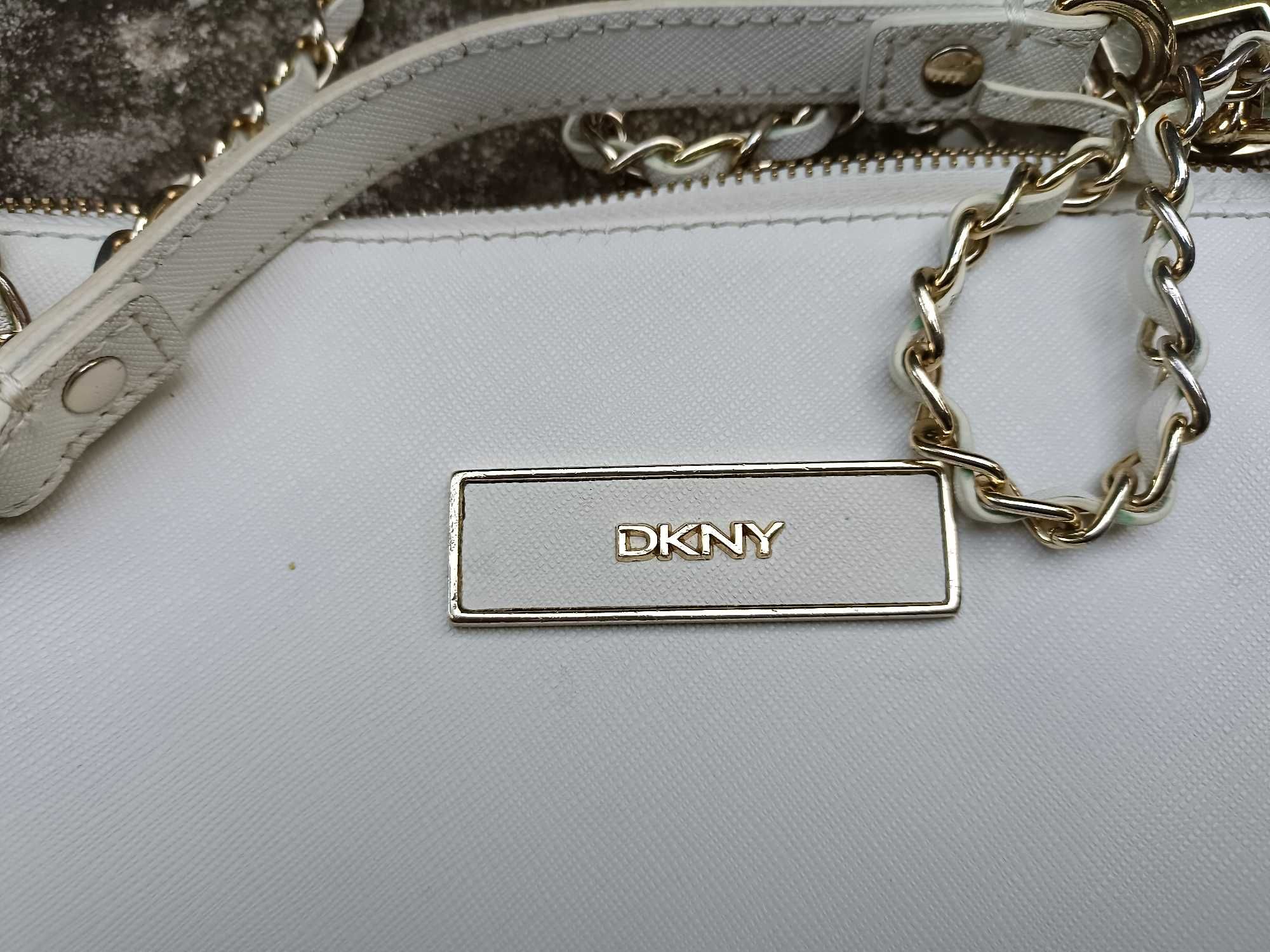 Torebka Damska DKNY biała