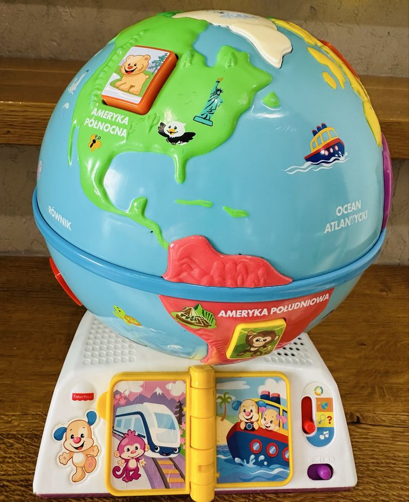 Edukacyjny globus interaktywny Fisher Price
