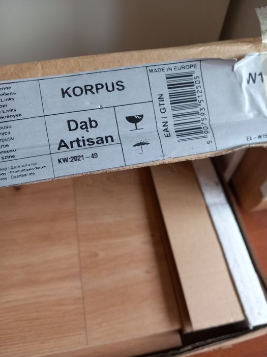 Korpus szafki 15 dąb artisan