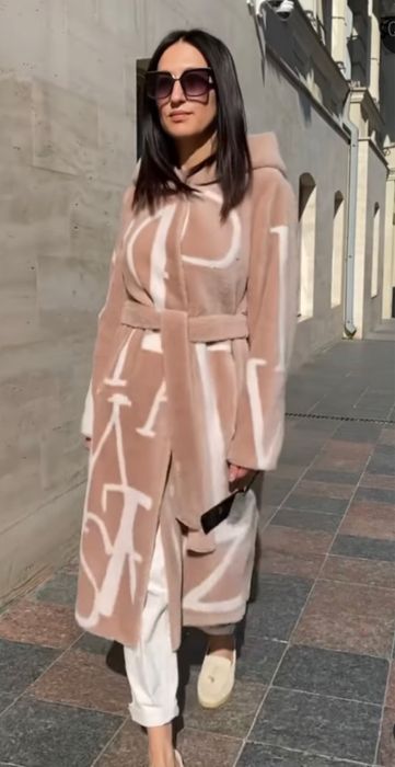 Пальто із натуральної вовни. Шубка Тедді