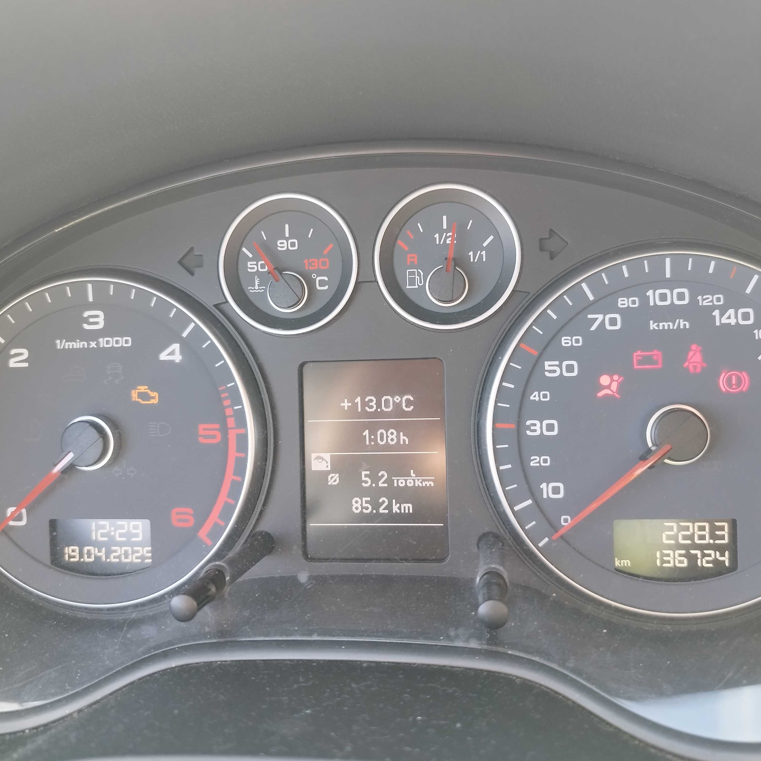 Audi A3 1.6 TDI Sportsback 2012