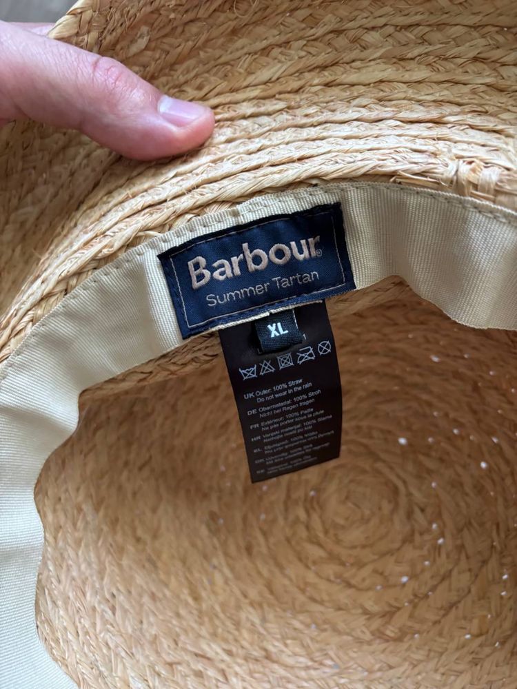 Соломʼяний капелюх Barbour оригінал