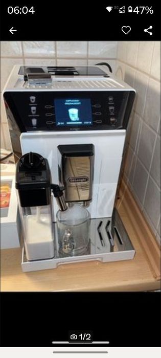 З Європи 2022 рік DeLonghi Prima Donna Glass найновіша модель цієї сер