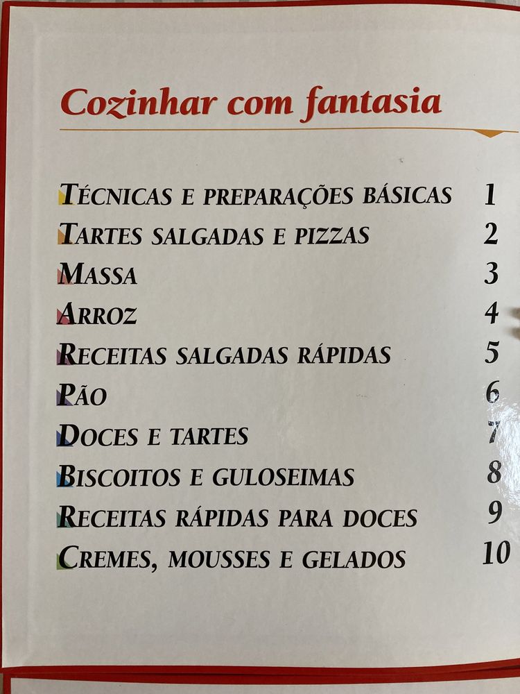 Livro Cozinhar com Fantasia, de Paolo Patanè (Colecção Completa)