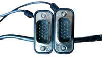 Кабель VGA / VGA 2 феррита ВГА шнур 1,5 м 15 PIN удлинитель папа папа