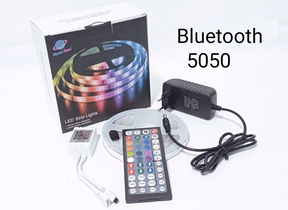 Светодиодная лента 5м 30 лед  5050 Rgb цветная Світлодіодна гирлянда