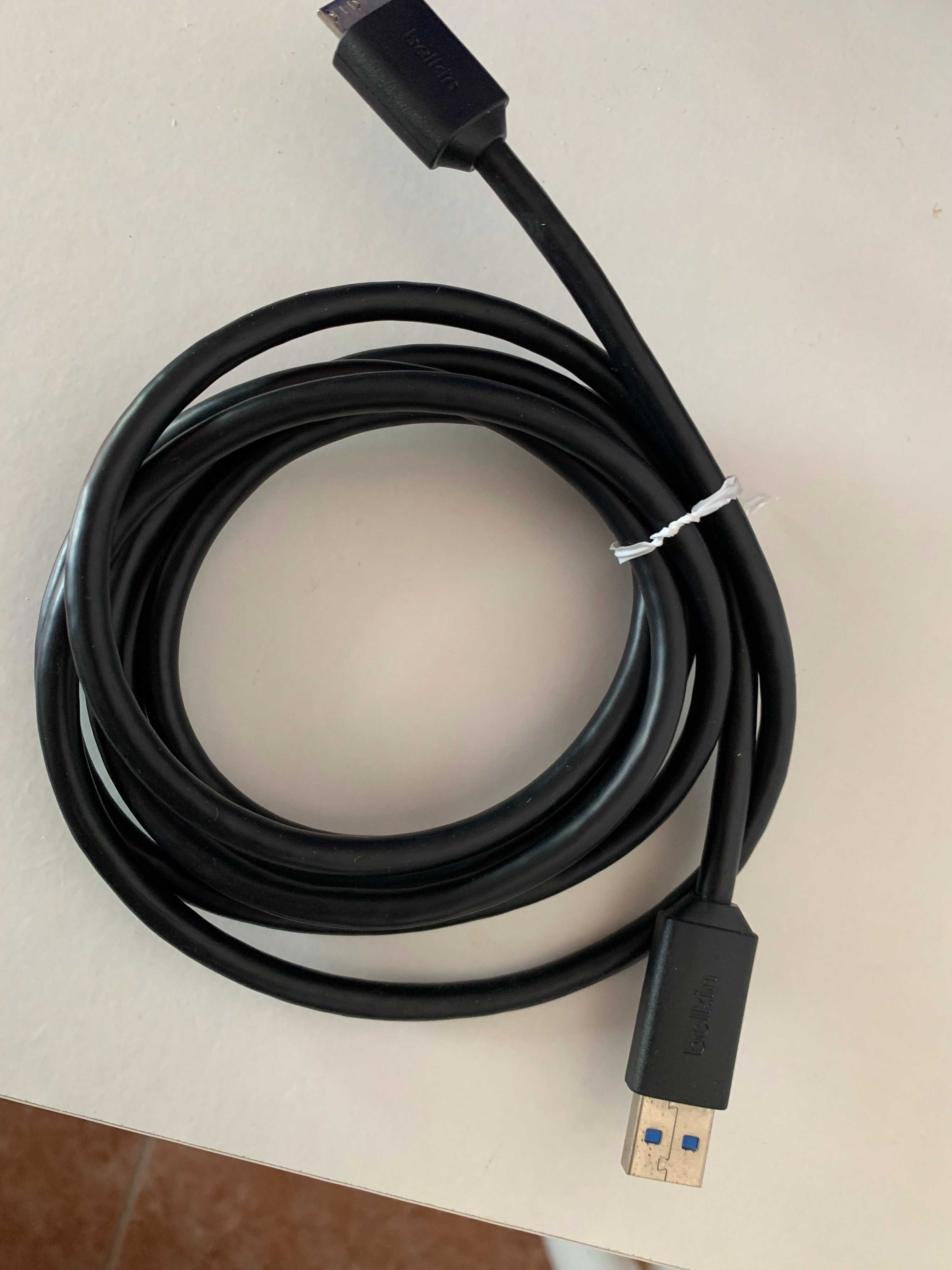 Cabo USB tipo Micro B