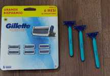 Wkłady Gillette Siknguard Sensitive 6szt głowiczek + GRATISY
