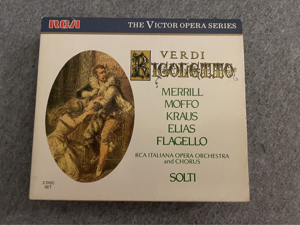Verdi Rigoletto - Victor Opera Series  2 CD
