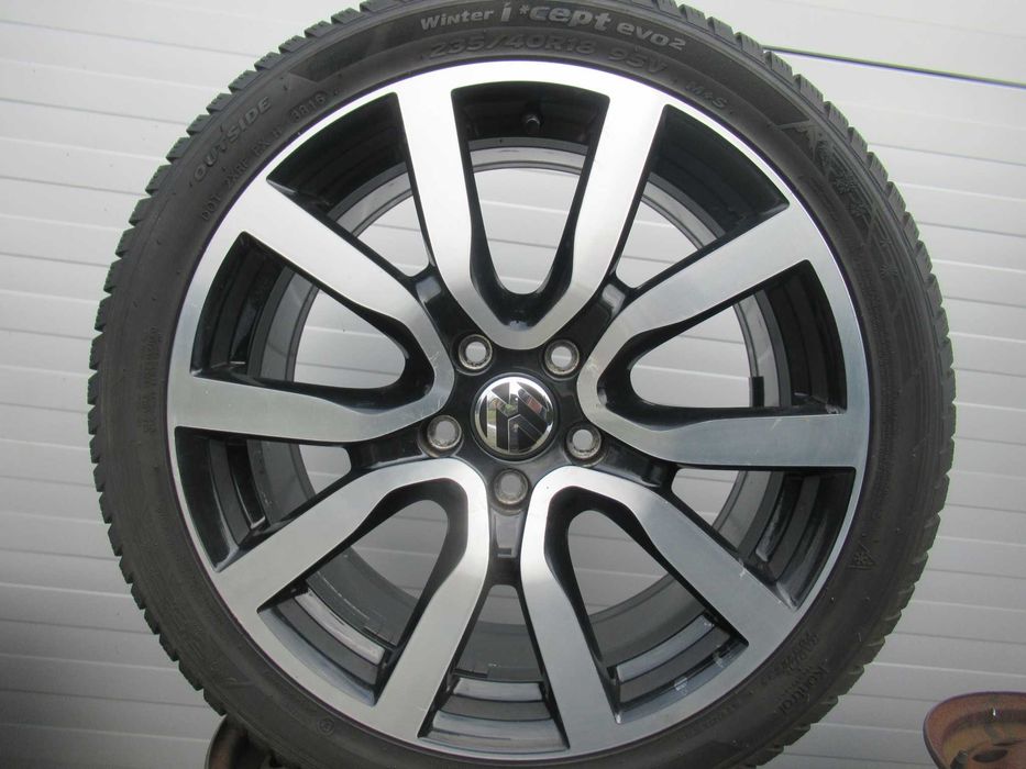 ALU+Opony zima R18 Golf 5,6,7, Passat,Jetta,Caddy,A3,Octavia,Leon 5739