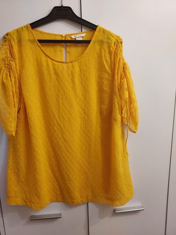 Żółta bluzka H&M