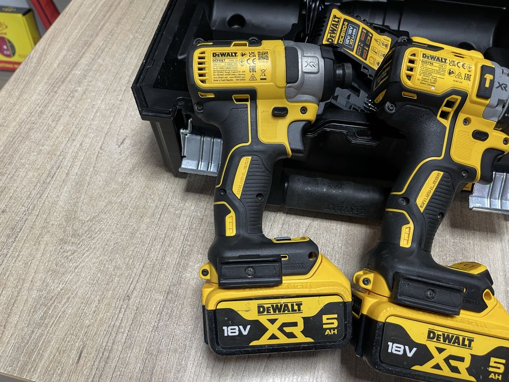 Dewalt DCD796+DCF887/набір вживаний шурупокрутів Девольт
