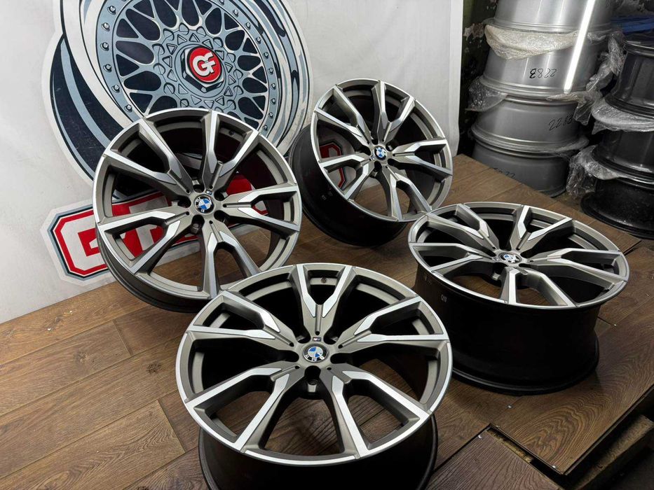 Оригінальні різноширокі диски 22 5.112 BMW 755 стиль X7 G07! G-Felgen