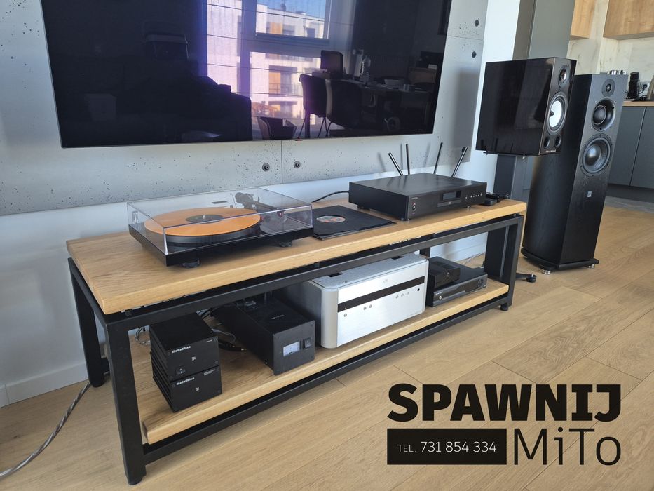 Szafki RTV Stoliki audio Hi-fi regały półki pod sprzęt na wymiar loft