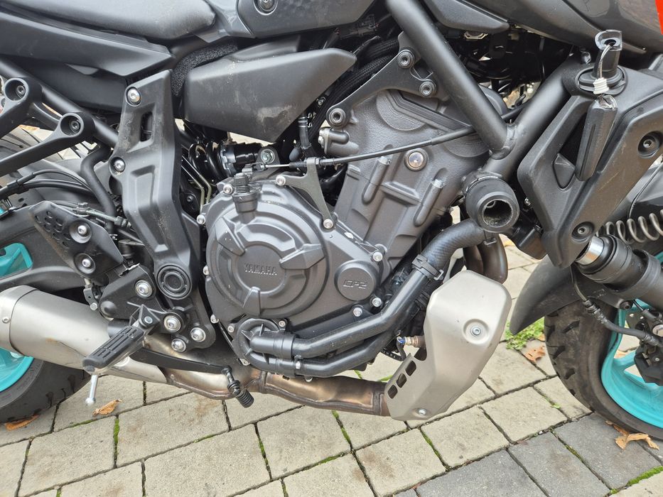 Yamaha MT-07 cyklop 21- silnik swap jak nowy części rama bak