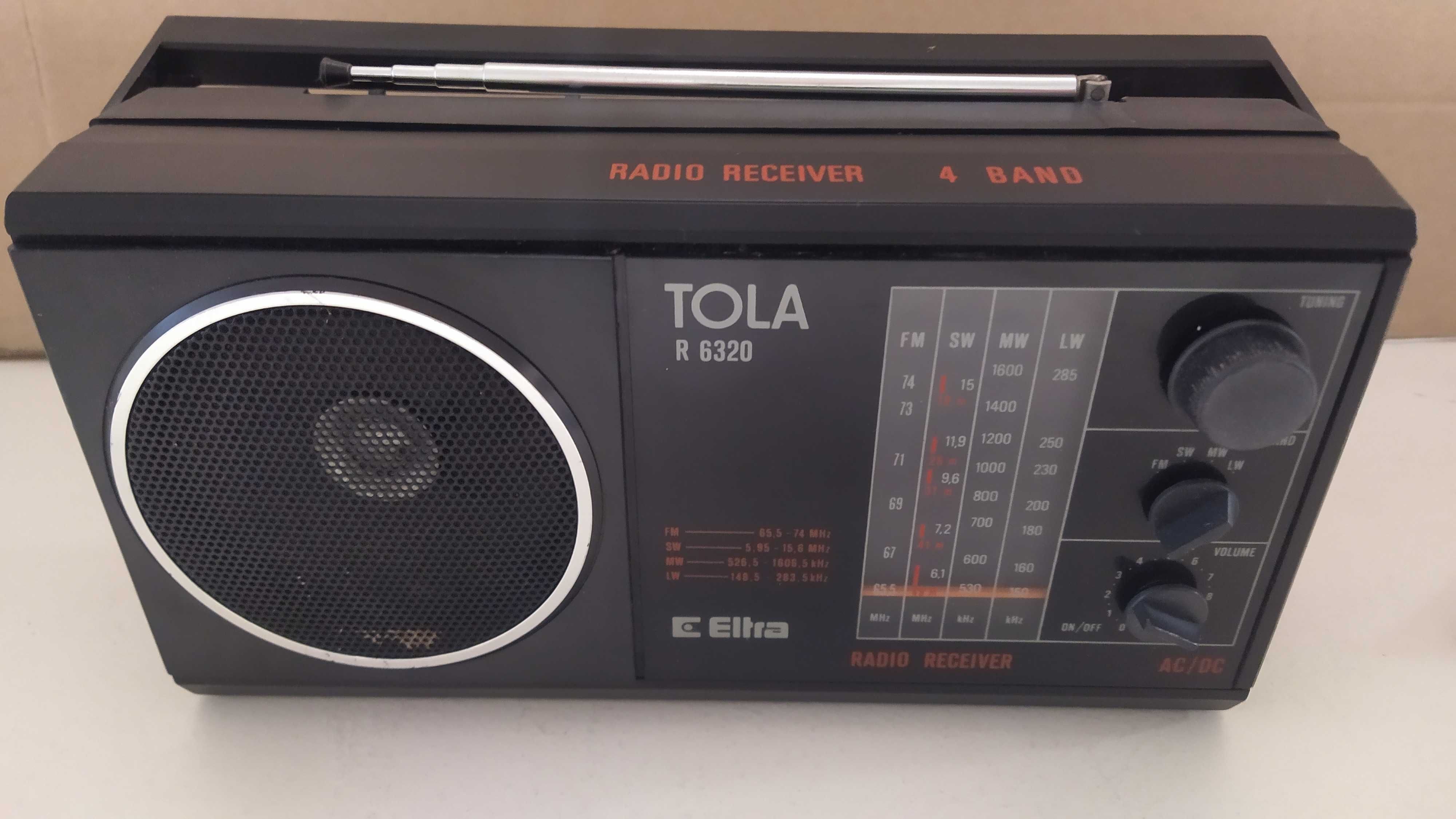 Radio Tola R6320 Unitra Eltra ładny stan vintage 4 zakresy rzadsza