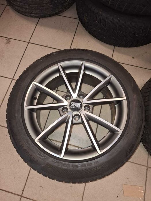 koła SPACE WHEELS 17 cali 5x112 Audi VW Mercedes 225 50 r17 ZIMA