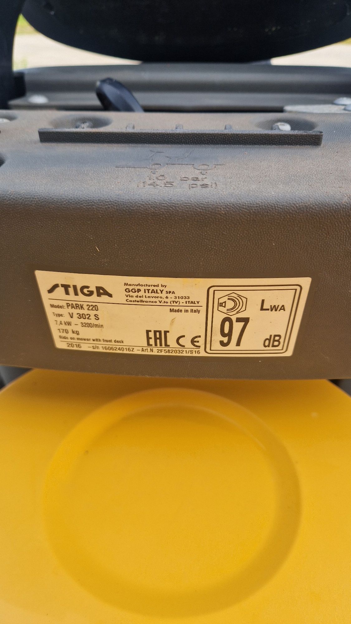 Traktorek Ciągniczek Kosiarka Stiga Park 220